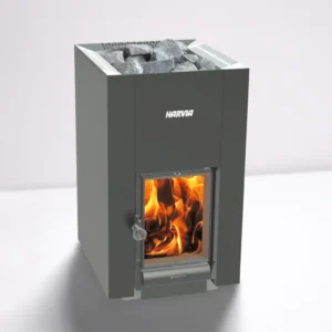 Immersauna Linear 22 GreenFlame black Sauna Wood Stove / Heater